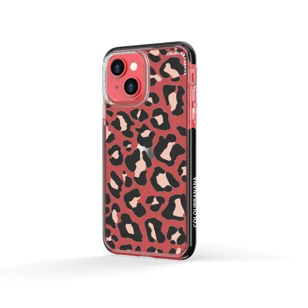 iPhone Case - Blush Rose Black Leopard