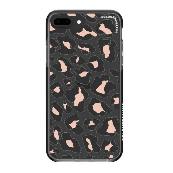 iPhone Case - Blush Rose Black Leopard