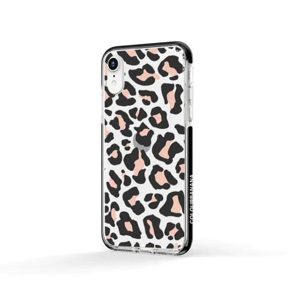 iPhone Case - Blush Rose Black Leopard