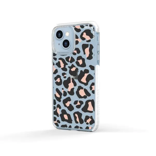 iPhone Case - Blush Rose Black Leopard