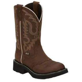 Justin Women's (GY9909) Gypsy Cowgirl Boots 11" Pull-On Boots Aged Bark