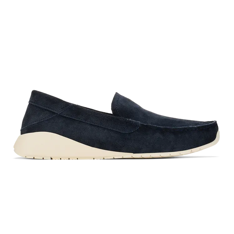 KA' A Italian Suede Loafer Navy