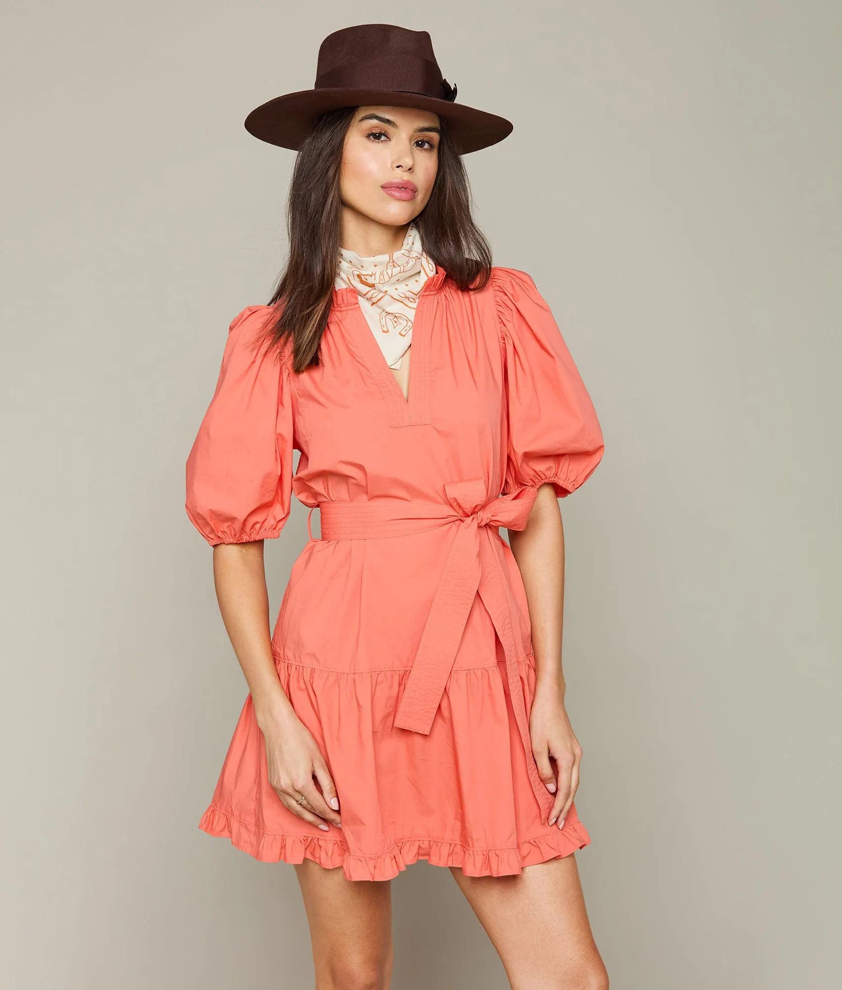 Kenne Dress :: Coral