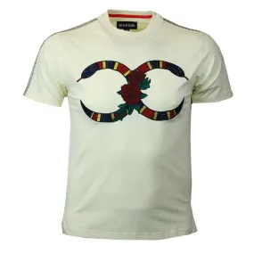 M180 Makobi Rose Snake Tee - Natural