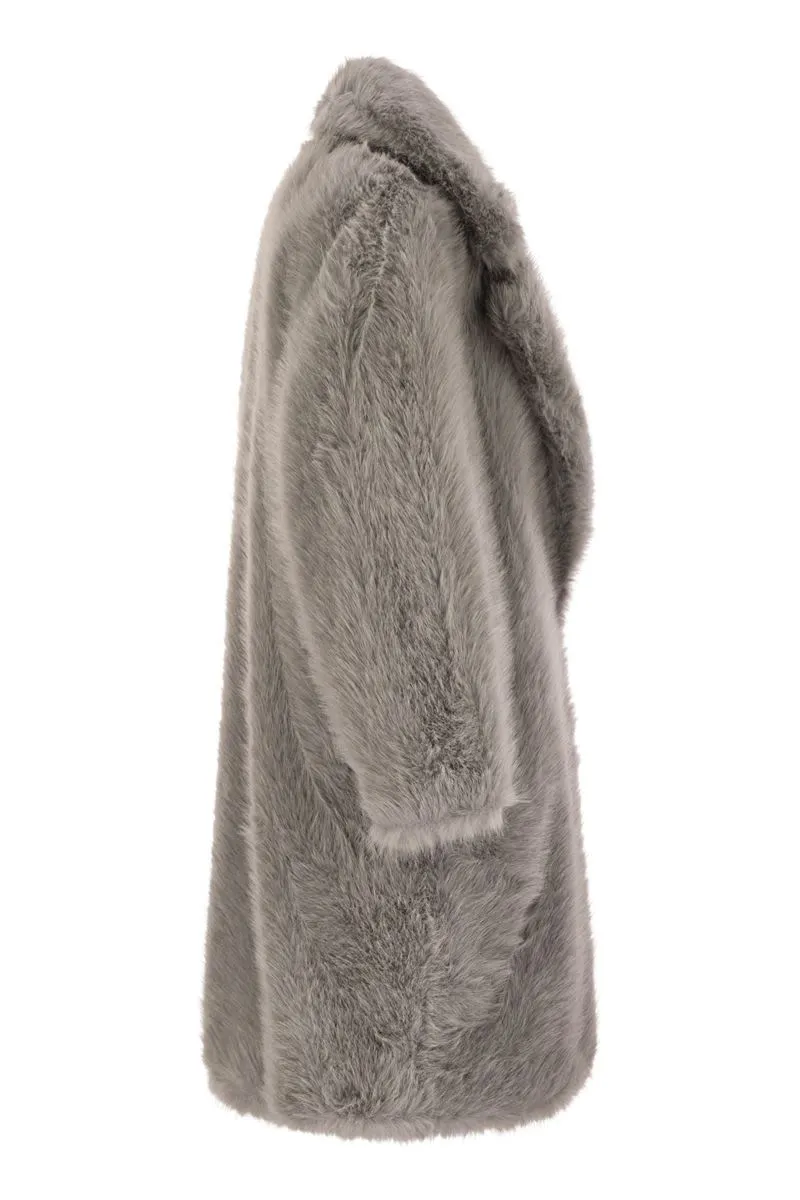 MANICO - COAT IN FAUX FUR