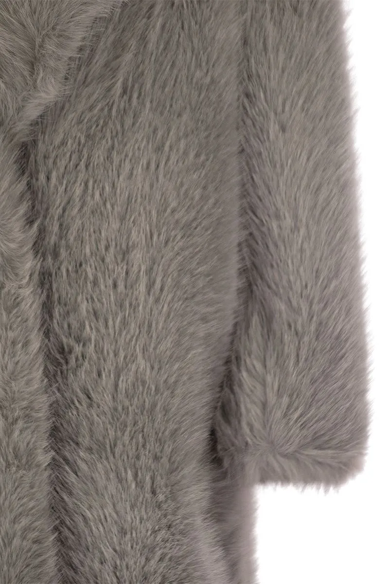 MANICO - COAT IN FAUX FUR