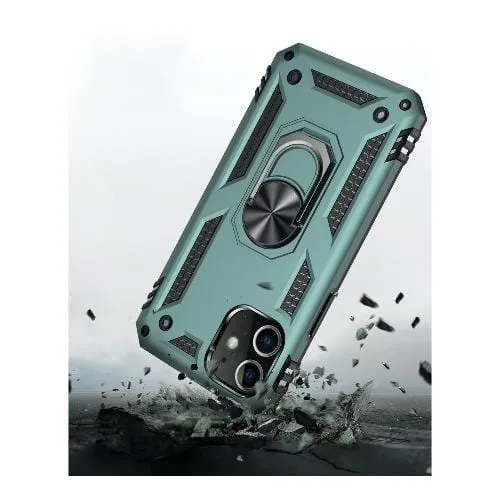 Military Series Green Kickstand Case - iPhone 12 mini = SB-A-12-5.4-K-RG