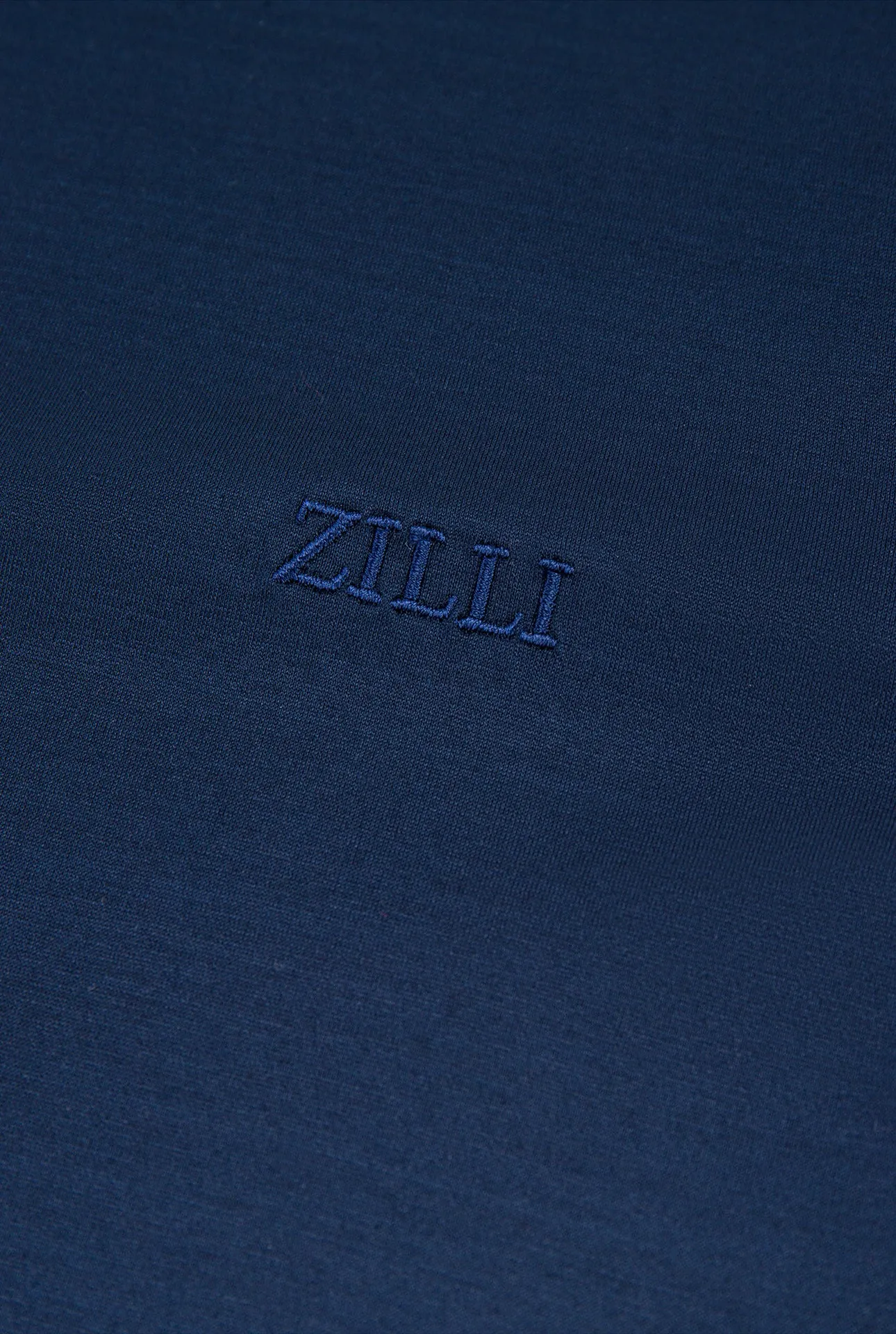 Minimalist Cotton T-Shirt Navy Blue