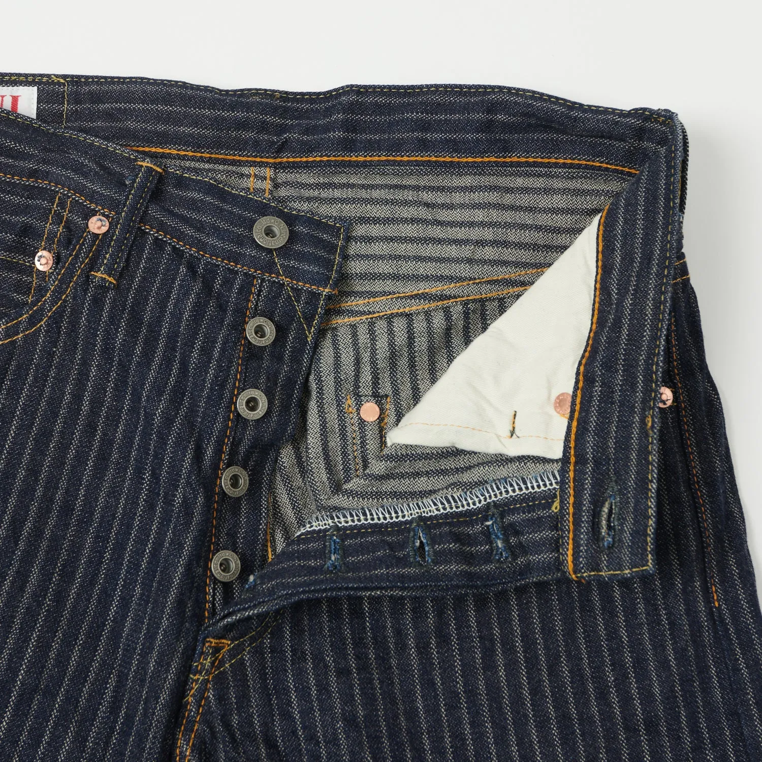 ONI 022-HJS 12oz Drop Needle Wide Straight Jean - One Wash