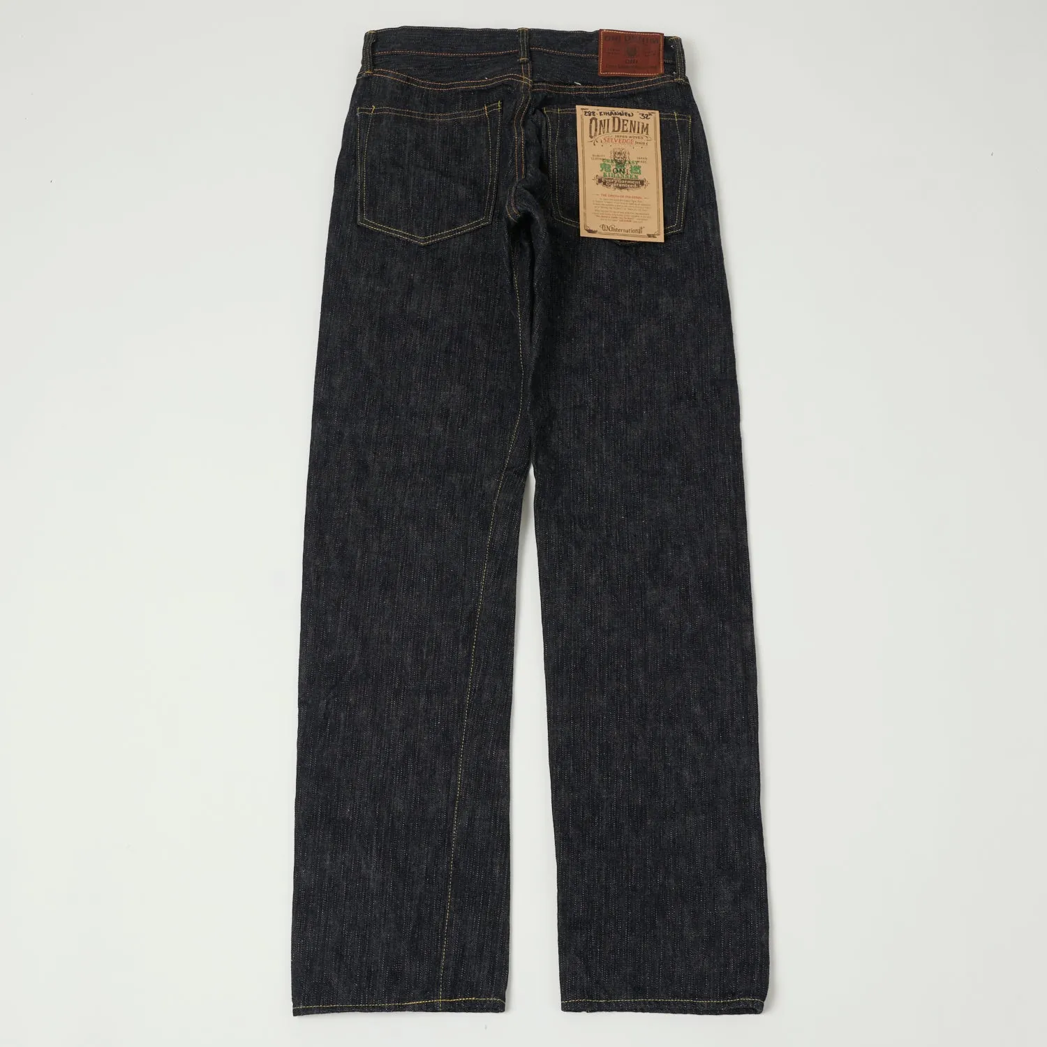 ONI 288-Kihannen 16oz 'Green Cast' Loose Straight Jean - One Wash