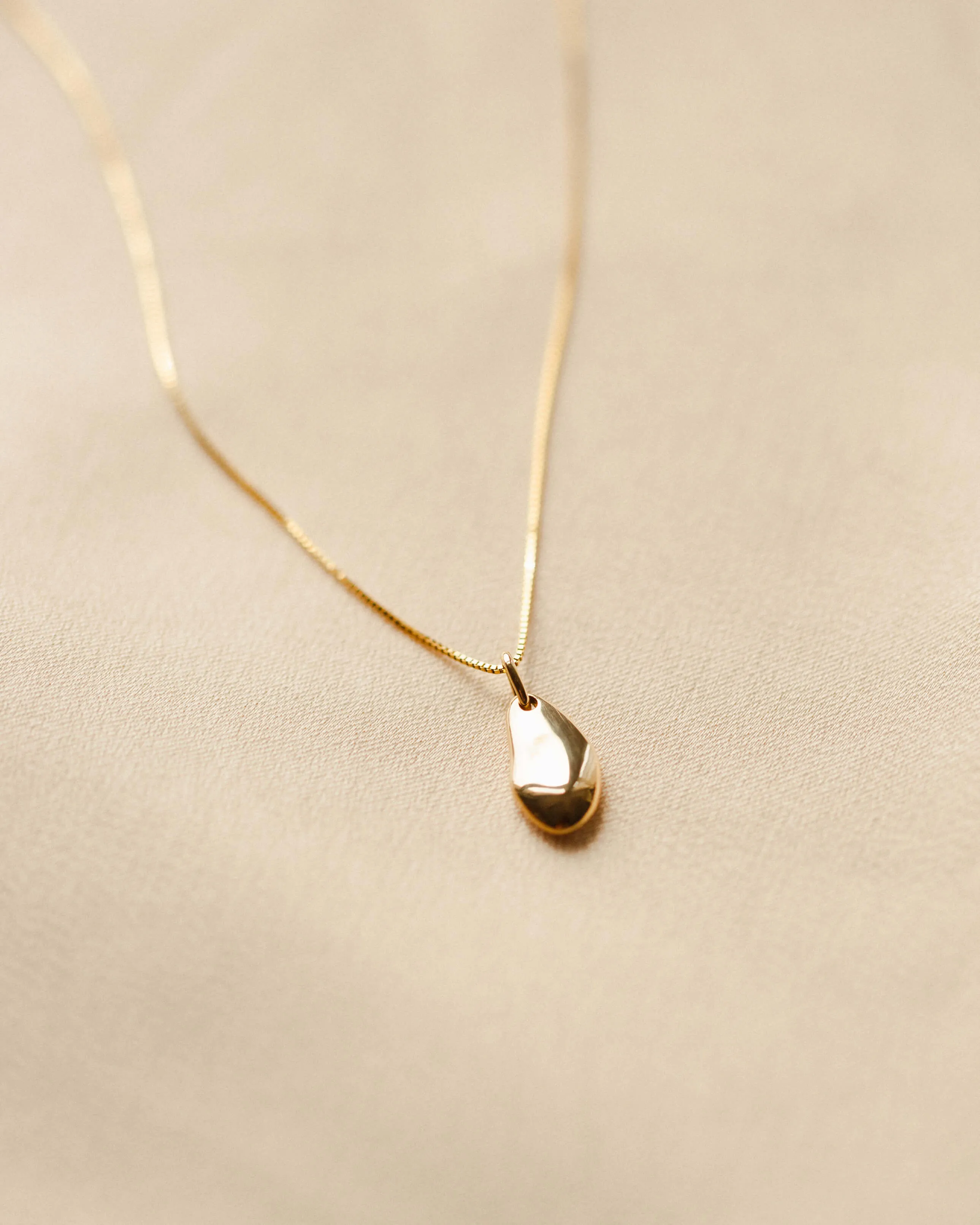 Petite Worry Stone Necklace