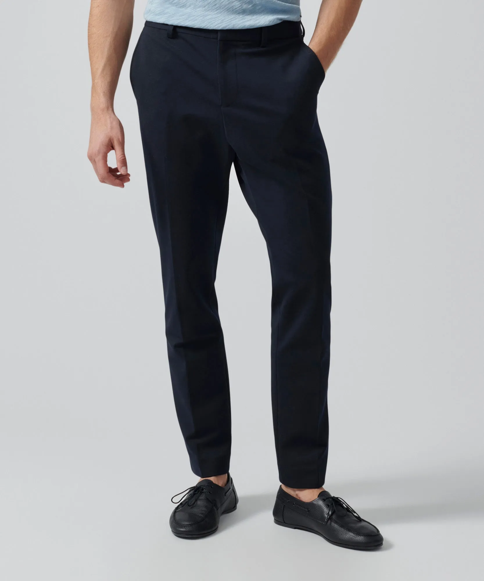 Ponte Slim Pants - Navy