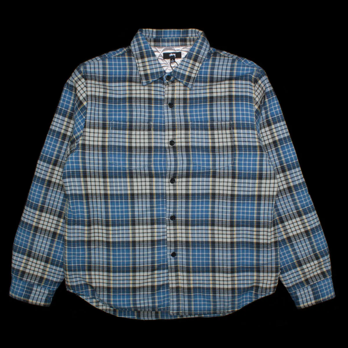 Quilted Lined Plaid Shirt