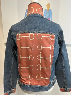 Snaffle Bits on Denim Jacket