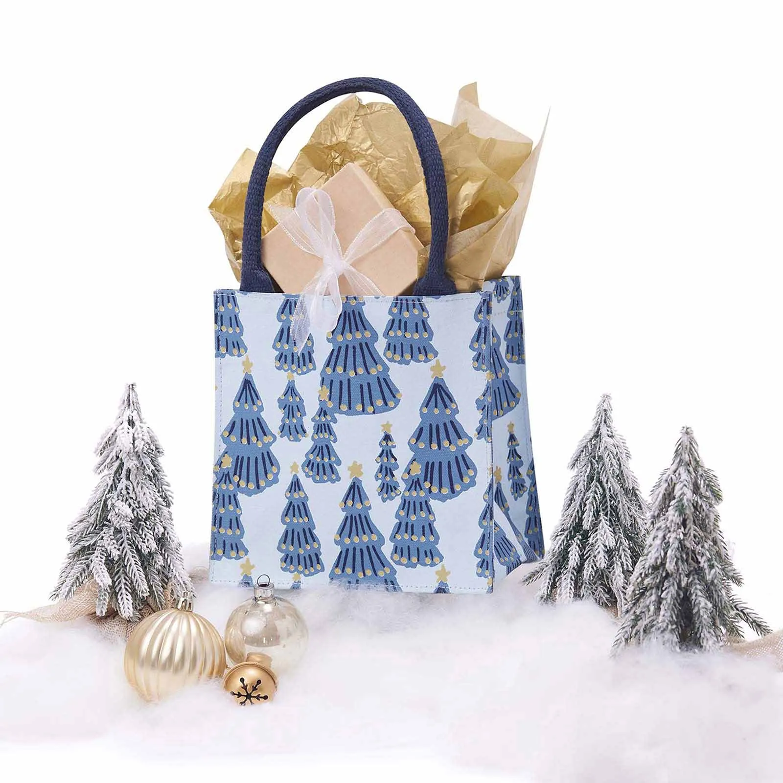 Snowy Trees Reusable Itsy Bitsy Gift Bag