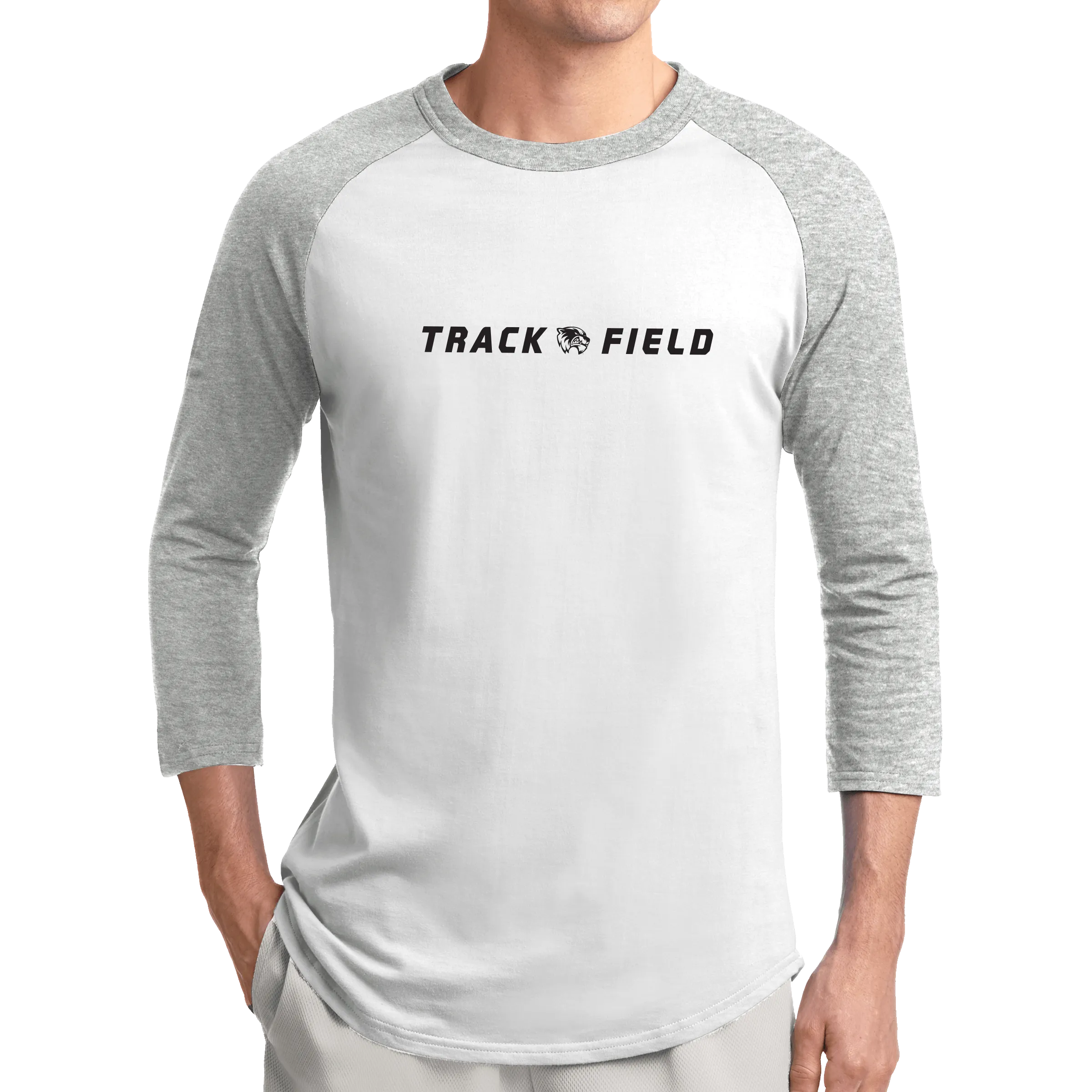 Sport-Tek Colorblock Raglan Jersey- Track and Field Head