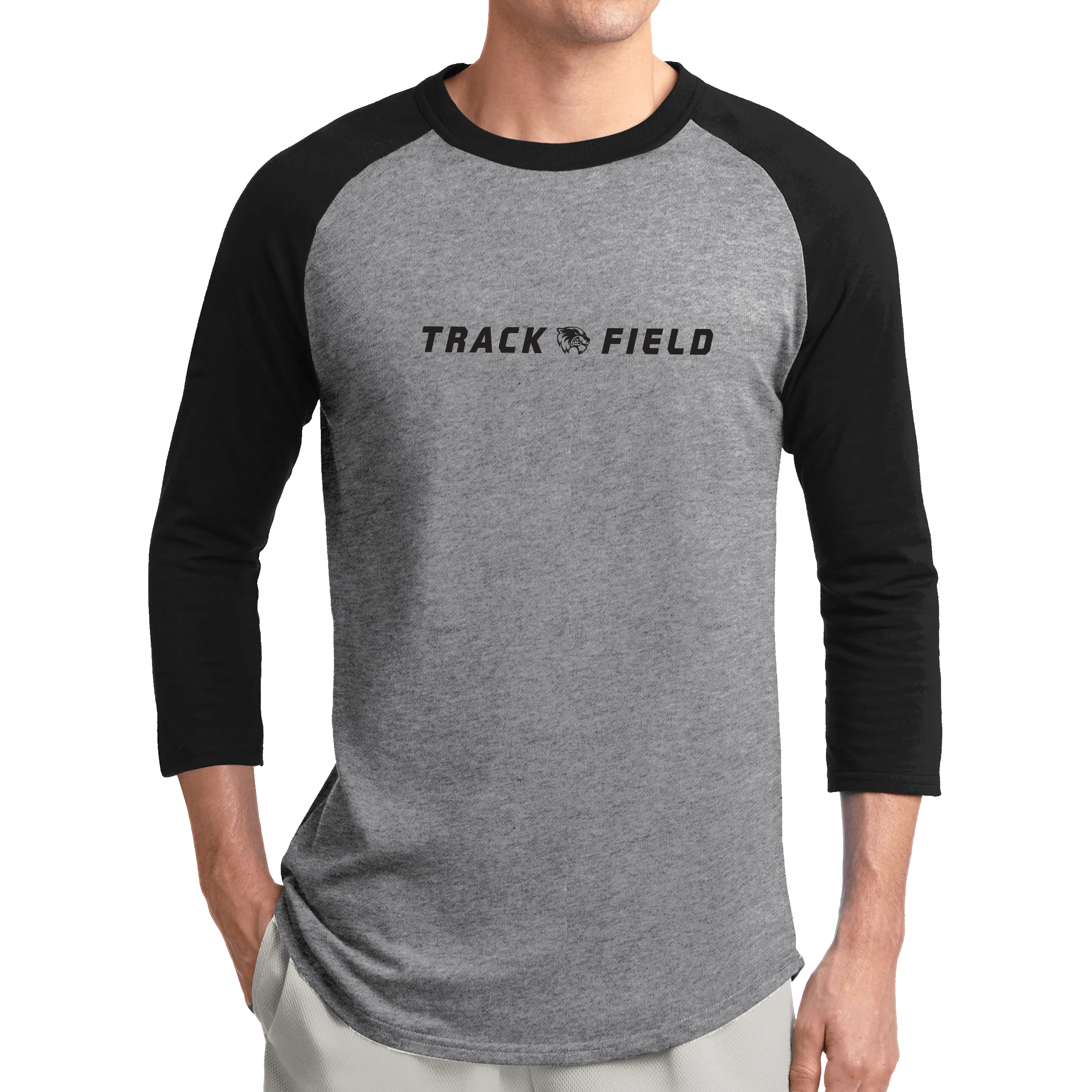 Sport-Tek Colorblock Raglan Jersey- Track and Field Head