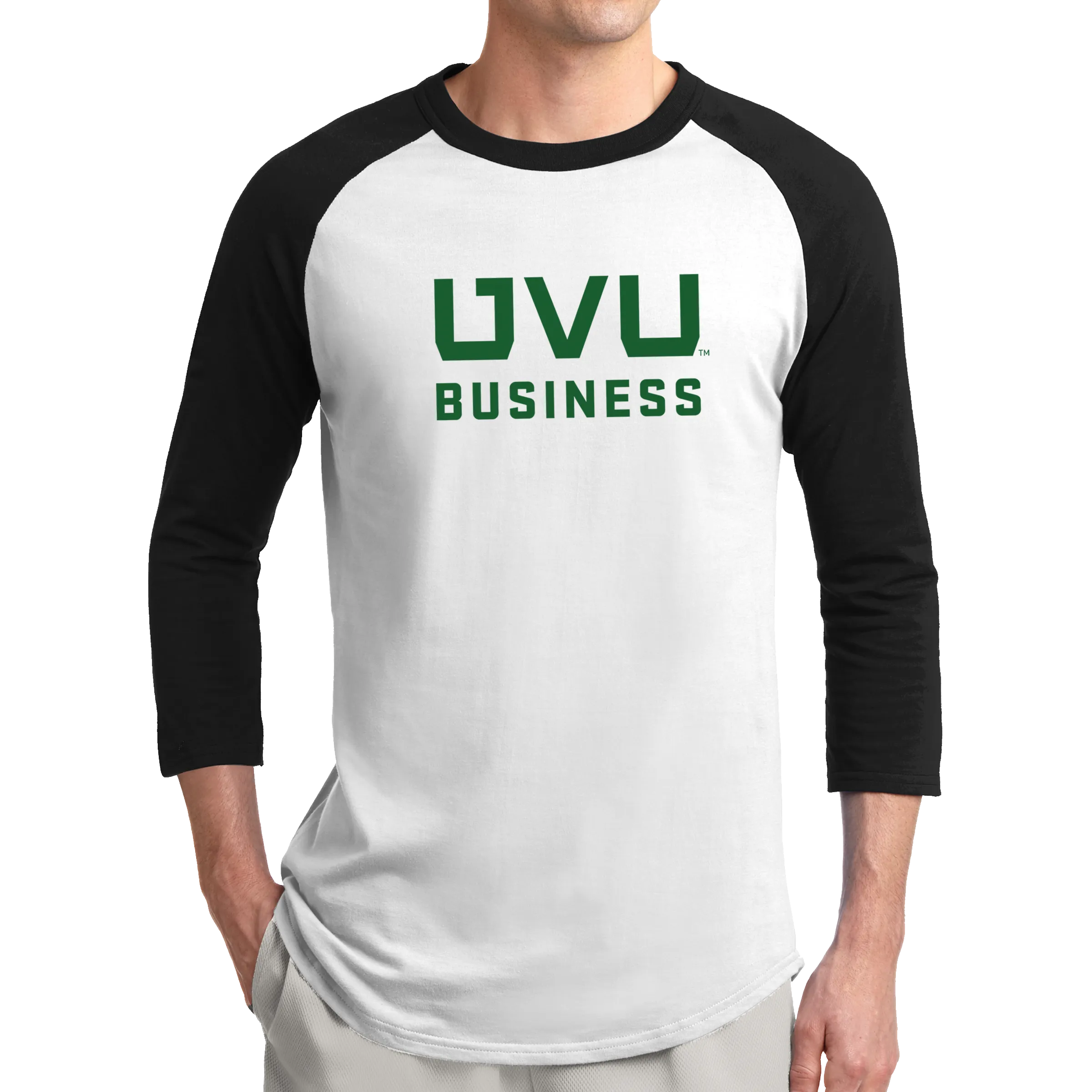 Sport-Tek Colorblock Raglan Jersey- UVU Business