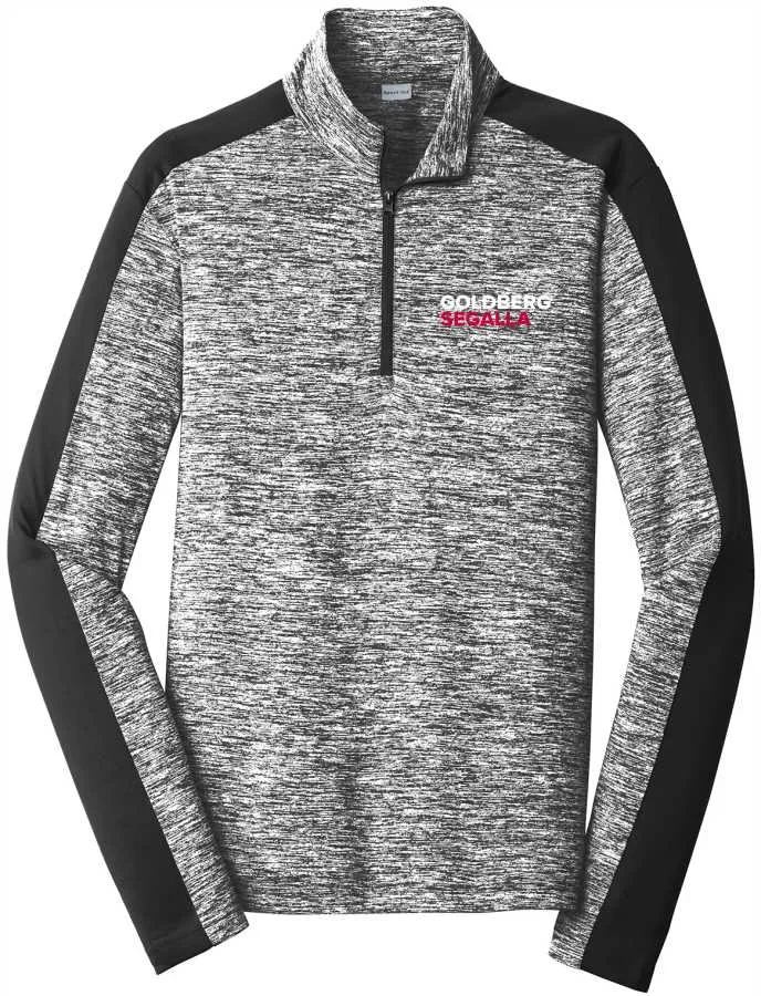 Sport-Tek® PosiCharge® Electric Heather Colorblock 1/4 Zip Pullover (2 Colors Available)