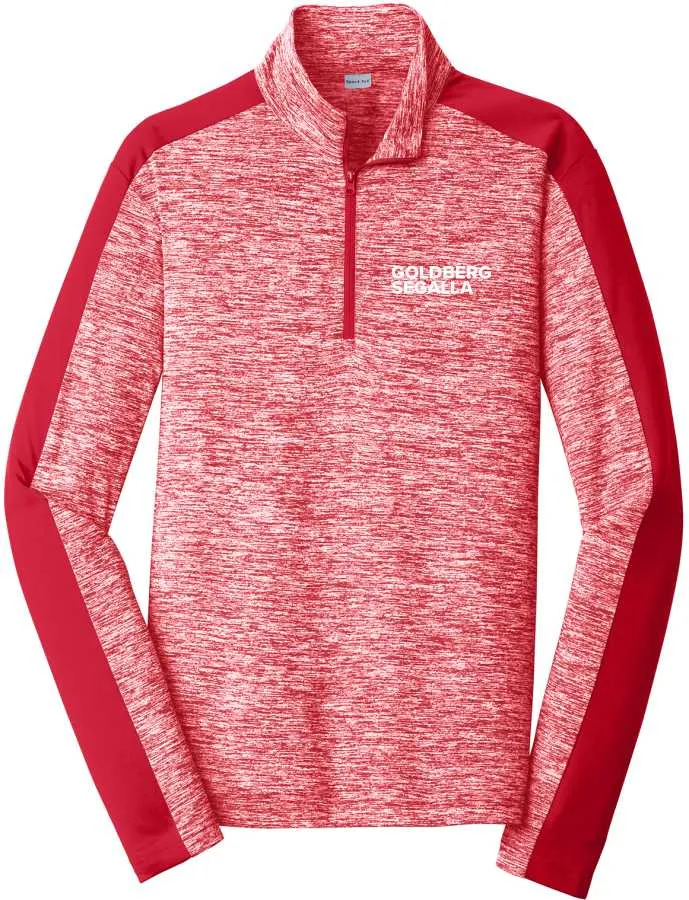 Sport-Tek® PosiCharge® Electric Heather Colorblock 1/4 Zip Pullover (2 Colors Available)