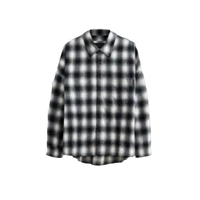 STAMPD Oversized Plaid Buttondown Blue Plaid