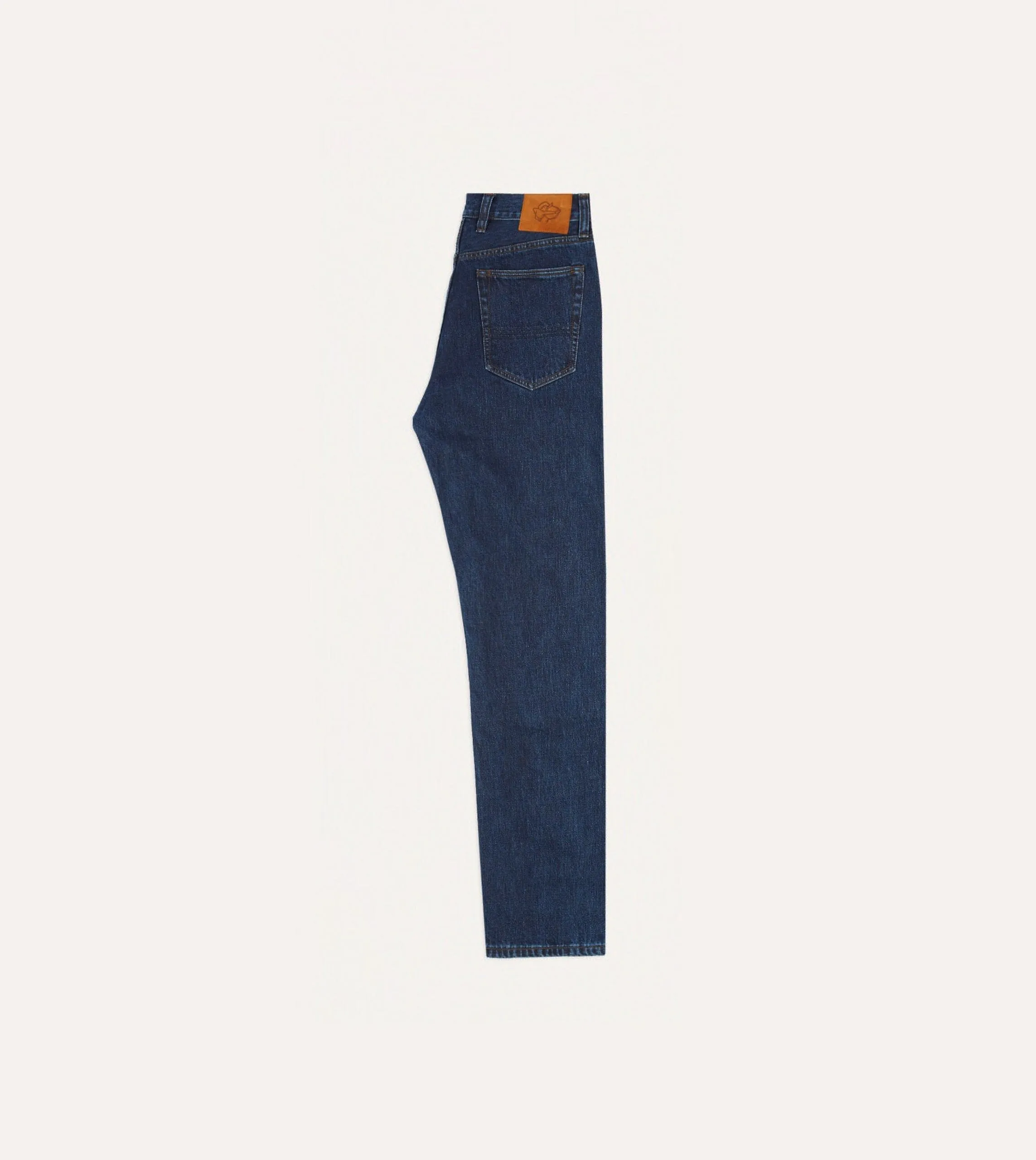 Stone Wash 14.2oz Japanese Selvedge Denim Five-Pocket Jeans