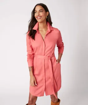 TENCEL Lyocell Belted Felicity Shirtdress