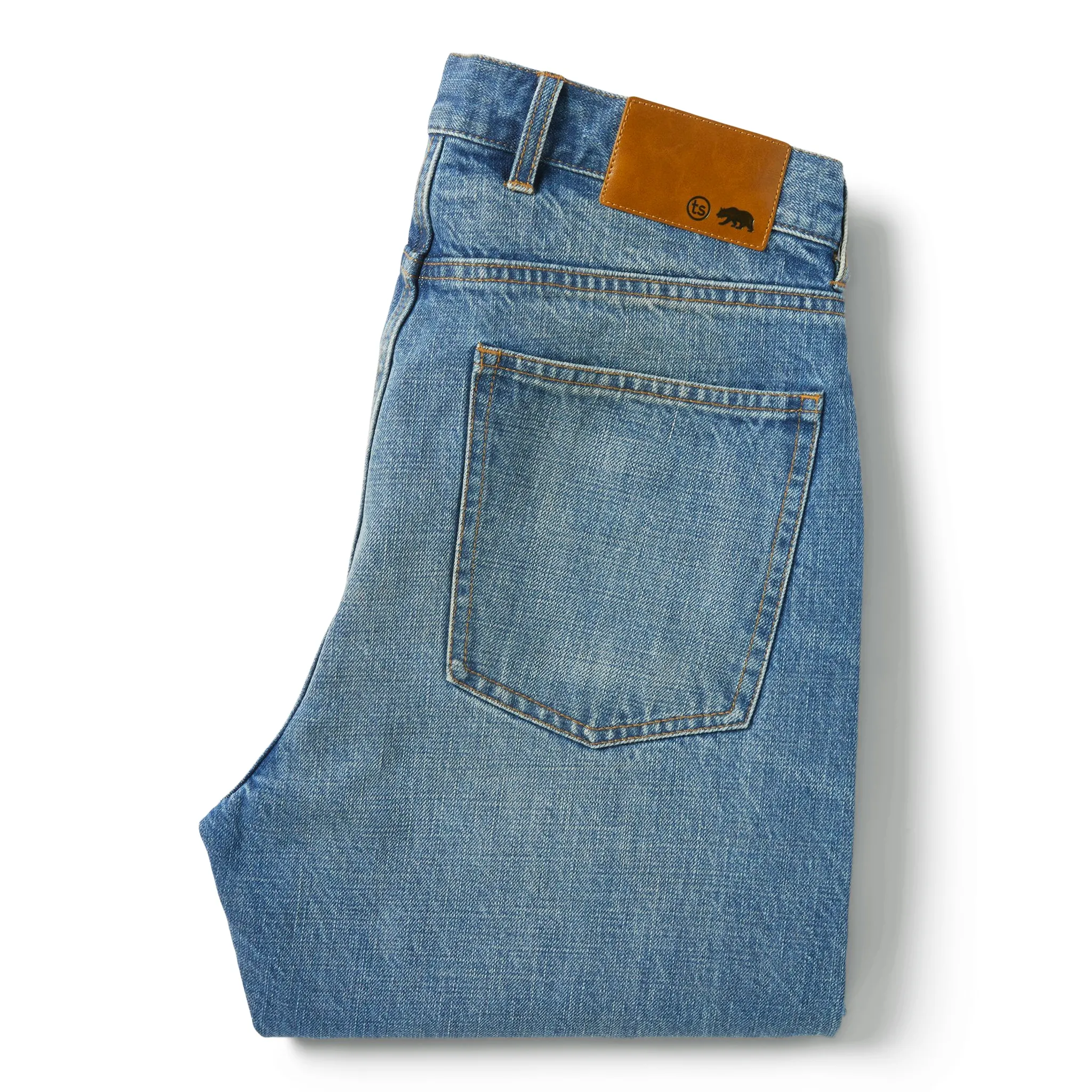 The Slim Jean in Patch Wash Selvage