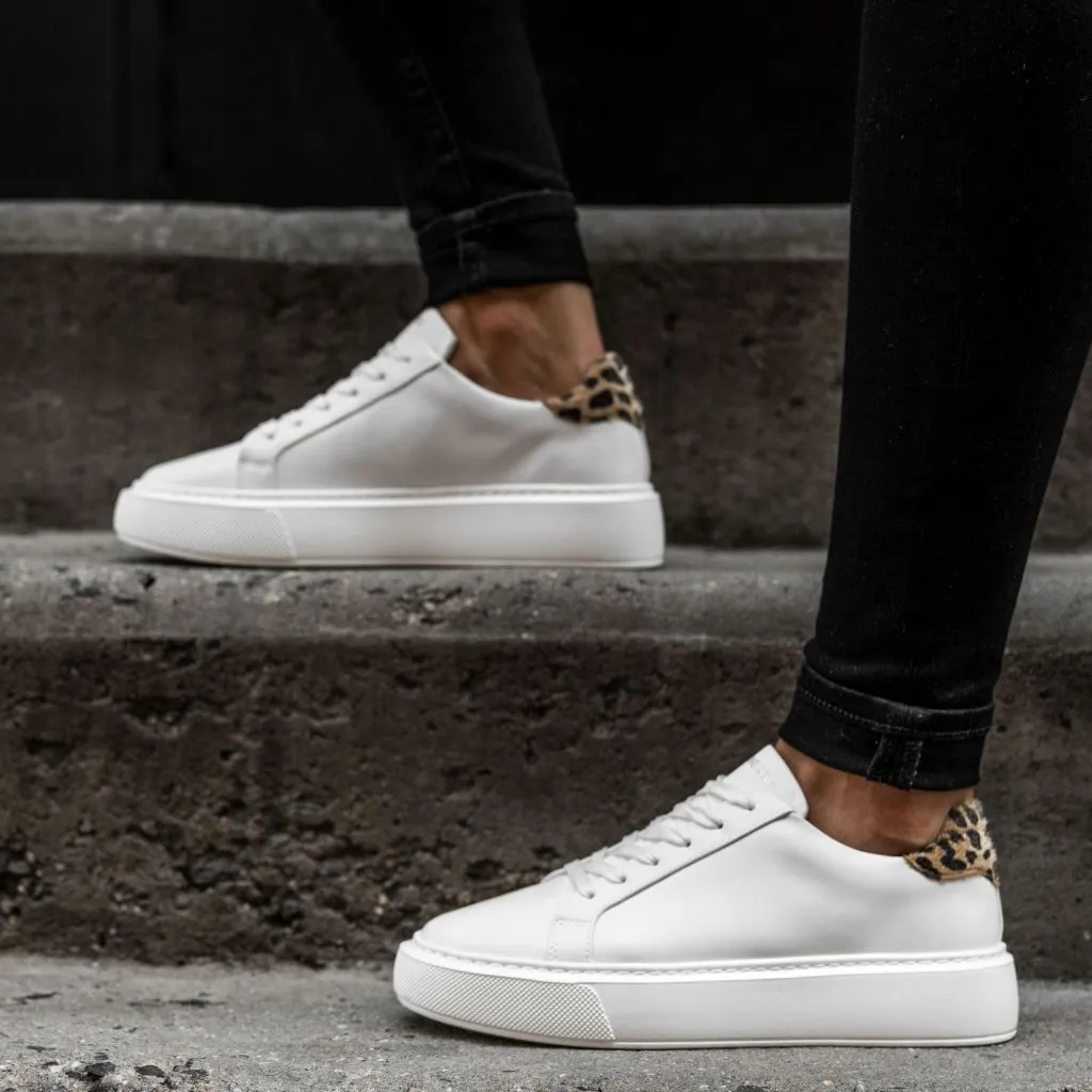 Women's Grand | White x Leopard