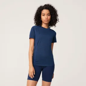 Women's Natural Run Tee - True Navy