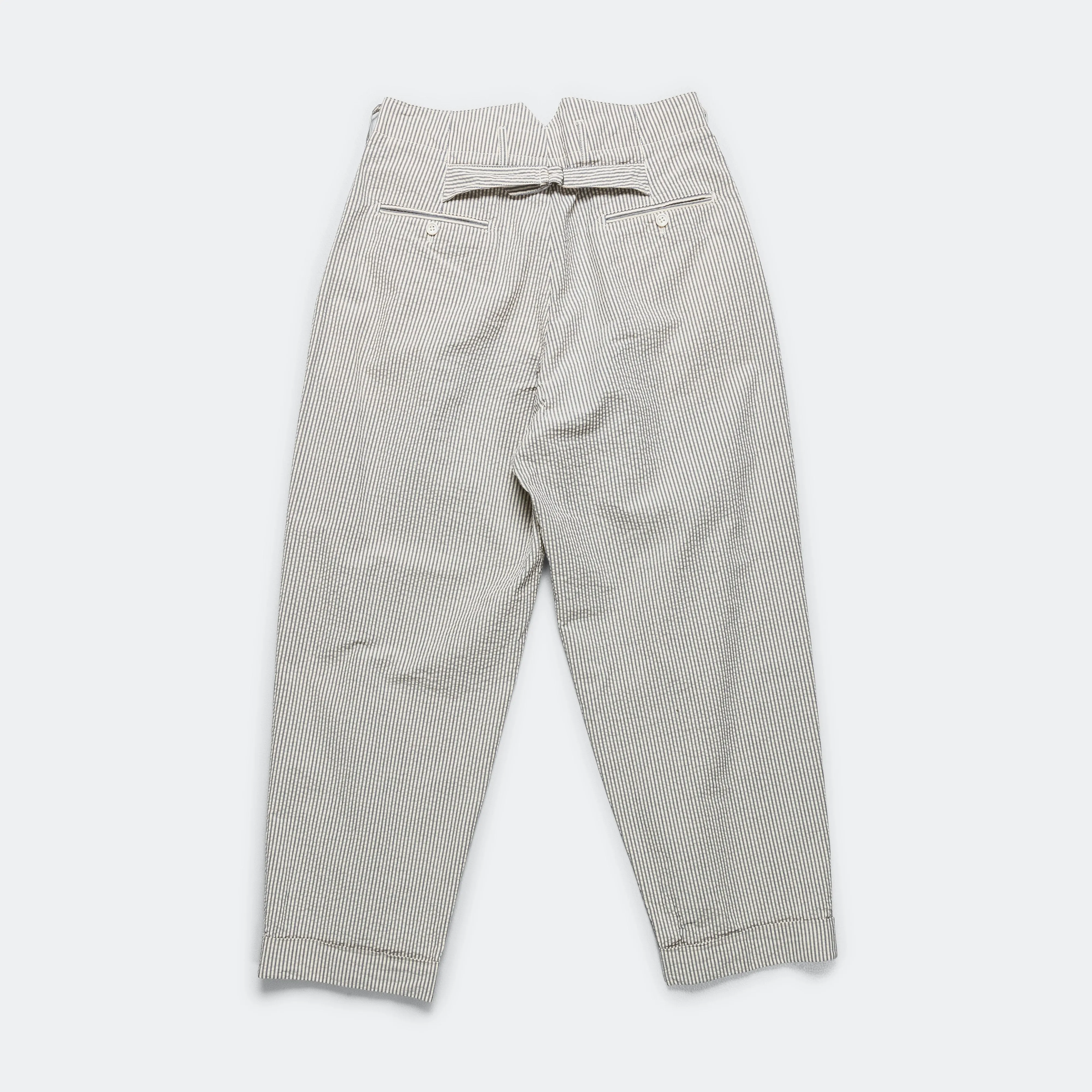 WP Pant - Navy/Natural Cotton Seersucker