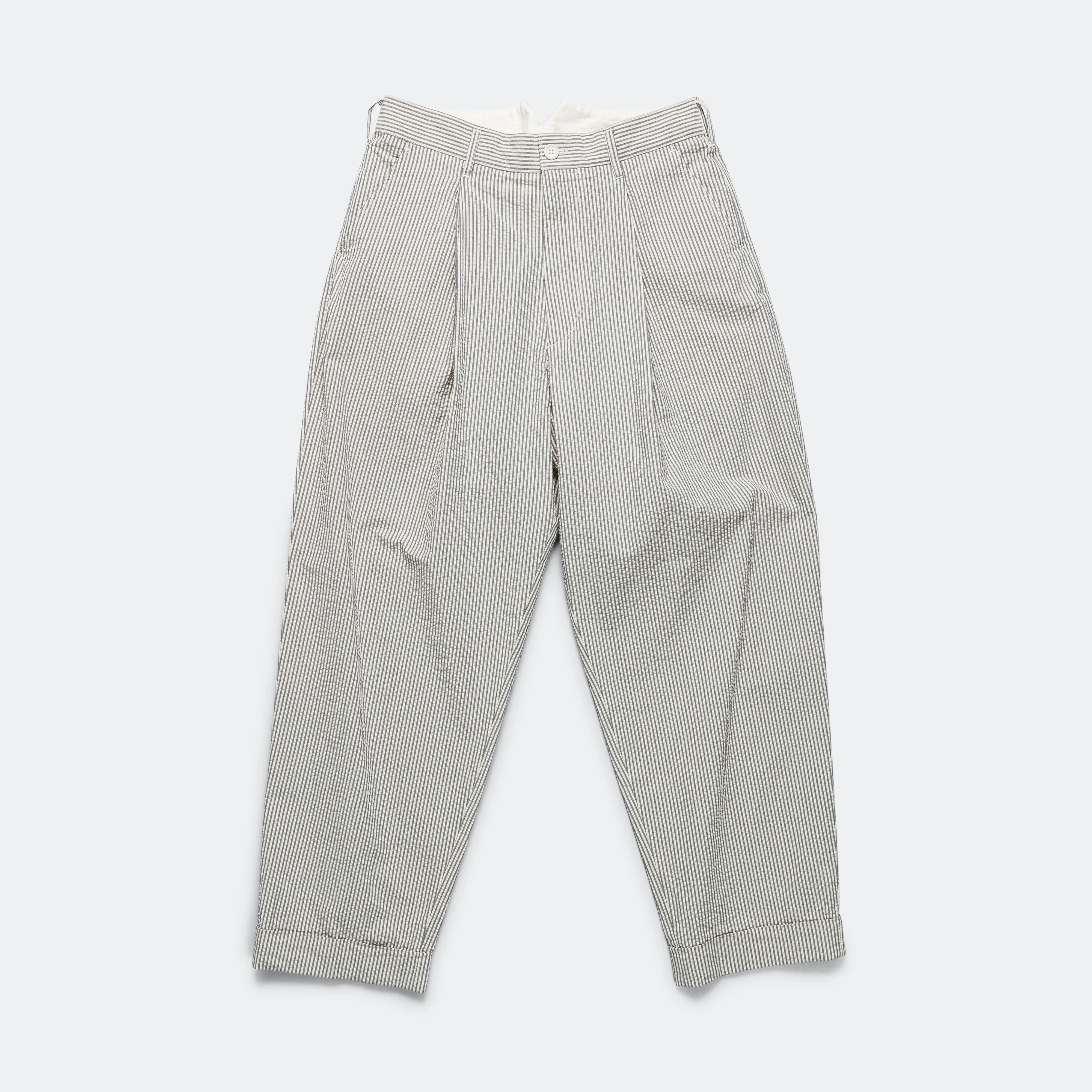 WP Pant - Navy/Natural Cotton Seersucker